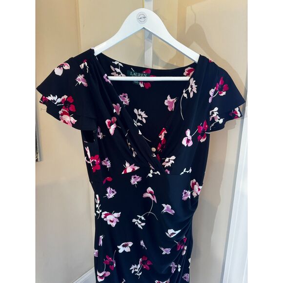 Gorgeous Lauren Ralph Lauren wrap dress size 10P - Picture 3 of 4